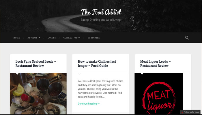 The Food Addict - Food Blog