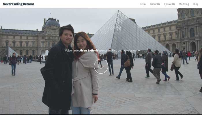 Never Ending Dreams - Aiden and Gloria's Website